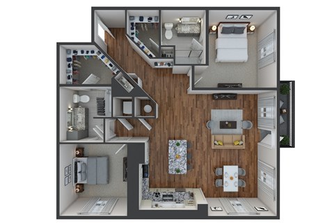 UNIT 2S at The Colony, Charlotte, North Carolina